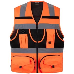 CHALECO GEOLOGO PLUS NARANJO