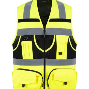 CHALECO GEOLOGO PLUS AMARILLO FLUOR
