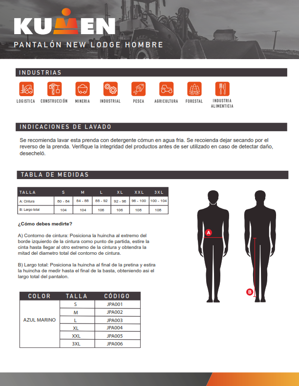 PANTALÓN NEW LODGE HOMBRE - Imagen 2