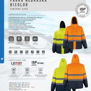 PARKA NEBRASKA BICOLOR TERCERA  CAPA